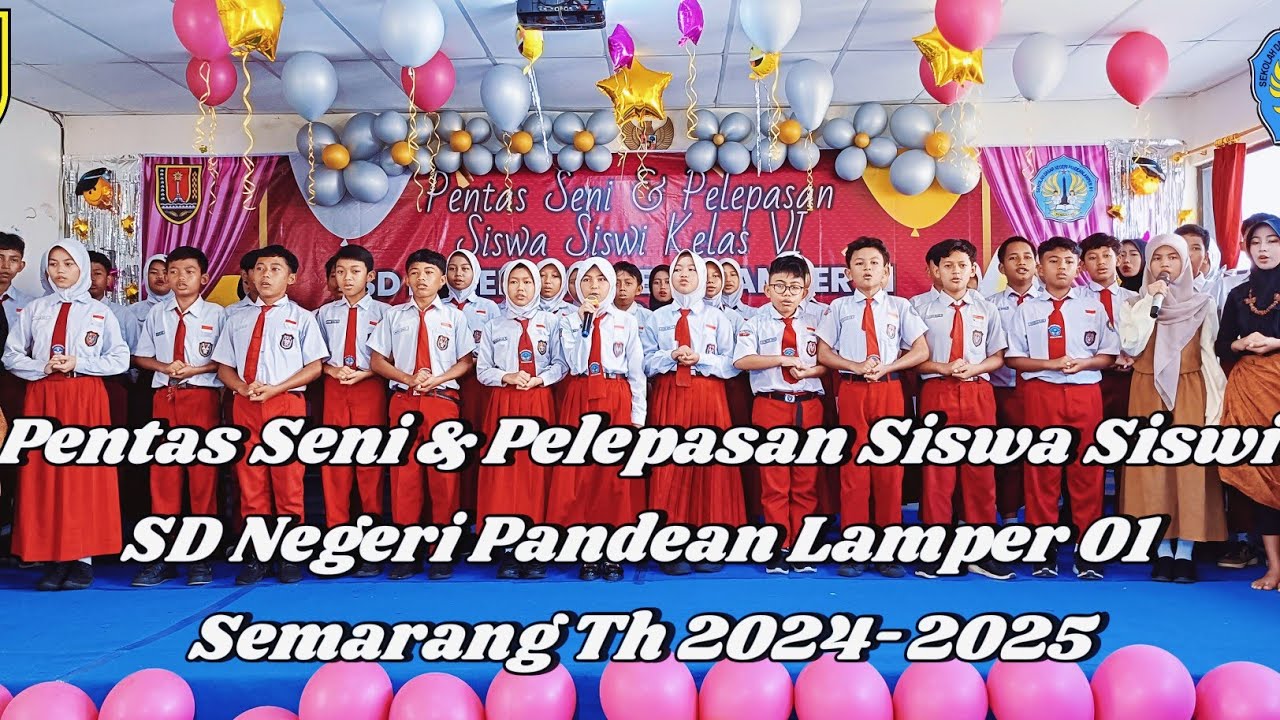 Pelepasan Siswa Siswi SDN Pandean Lamper 01 Semarang Th 2024-2025