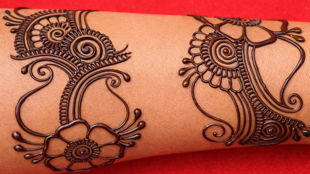 Very beautiful stylish mehndi design for hand | easy mehndi design | mehndi ka design | new mehndi