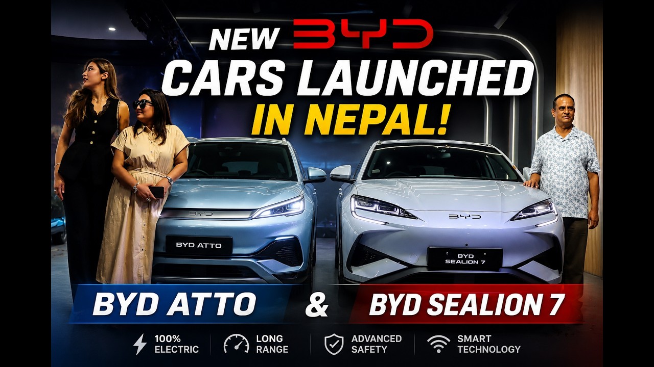 New BYD Cars Launched in Nepal | ATTO & SEALION 7