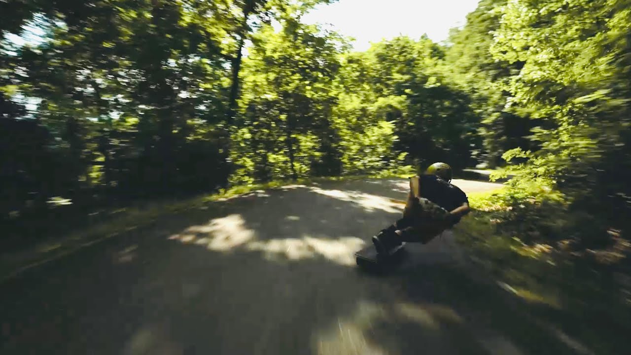 Jesse Fabrizio Druids Cove raw run downhill longboarding