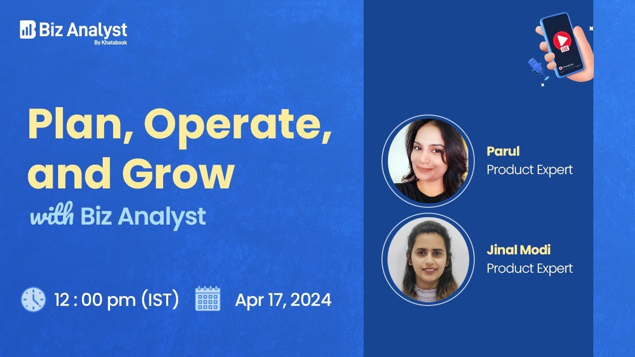 Supercharge your Business with Biz Analyst 🚀 Live Webinar 🔵