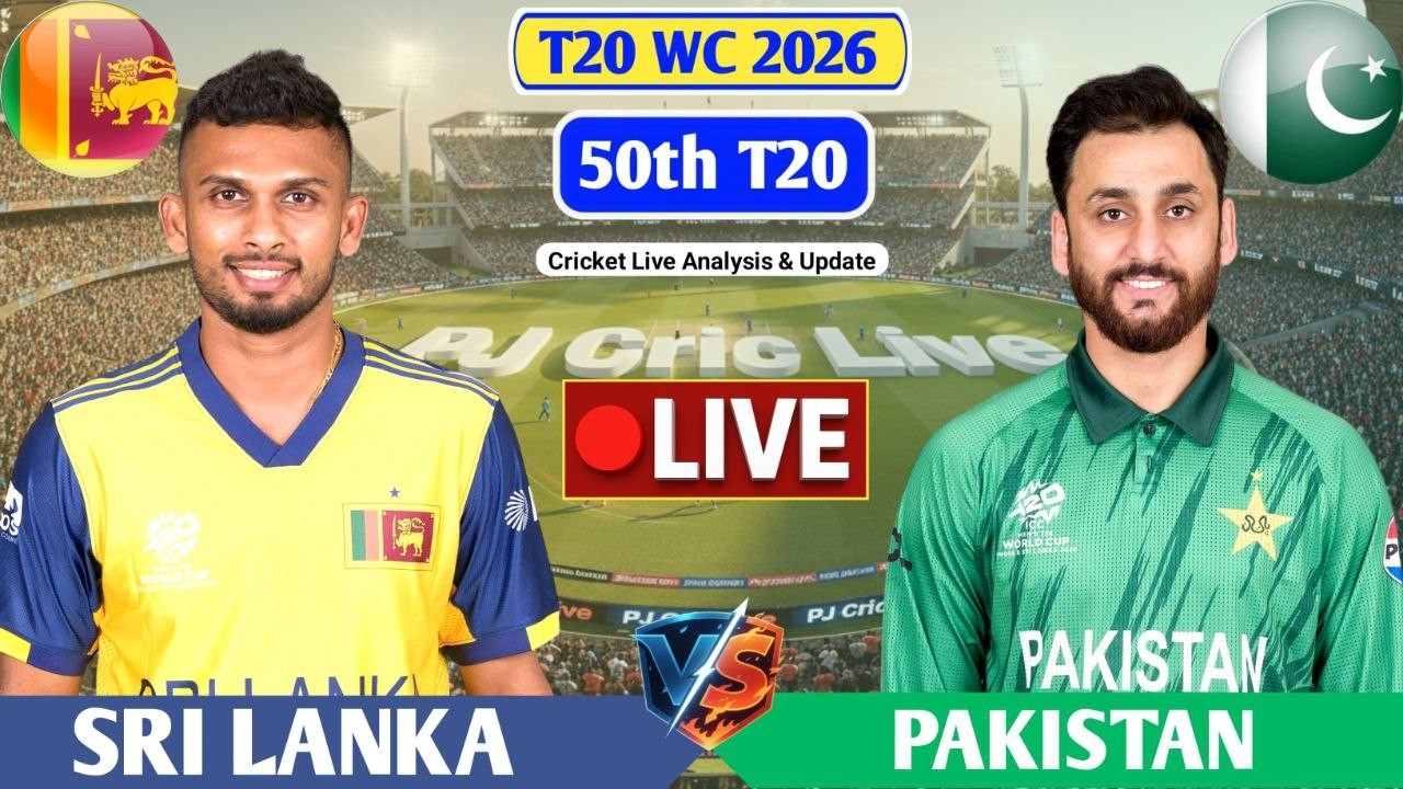 Sri Lanka Vs Pakistan 50th T20 Match | Live Score Analysis & Discussion | SL vs PAK T20 Match