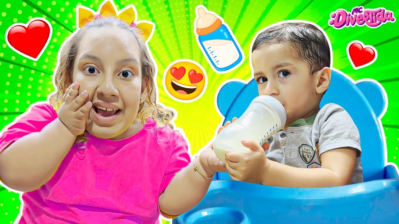 História Engraçada para Crianças com Maria Clara e Bebê Davi | Funny Kids Stories with MC Divertida