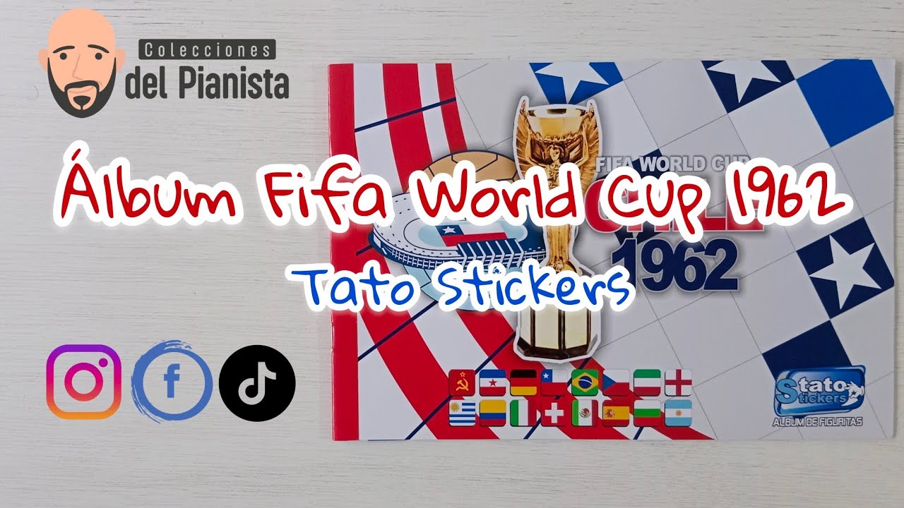 Álbum Fifa World Cup Chile 1962 - Tato Stickers