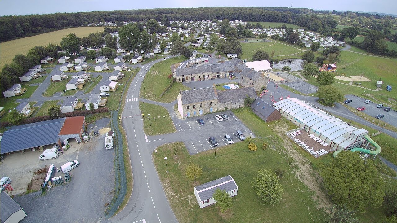 domaine de Litteau siblu villages.         Normandie .camping  Drone 2018