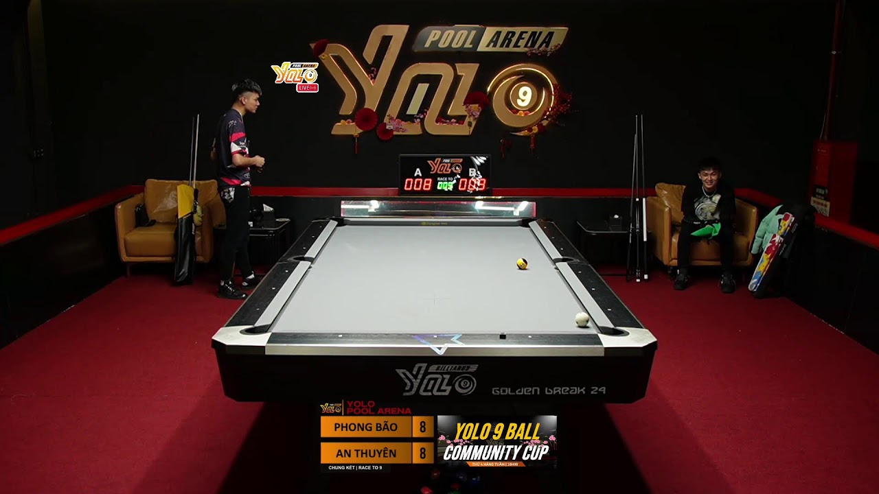 🔴 TRỰC TIẾP: AN THUYÊN (G) VS PHONG BÃO (G) 🏆CHUNG KẾT GIẢI YOLO 9-BALL COMMUNITY G-H-I