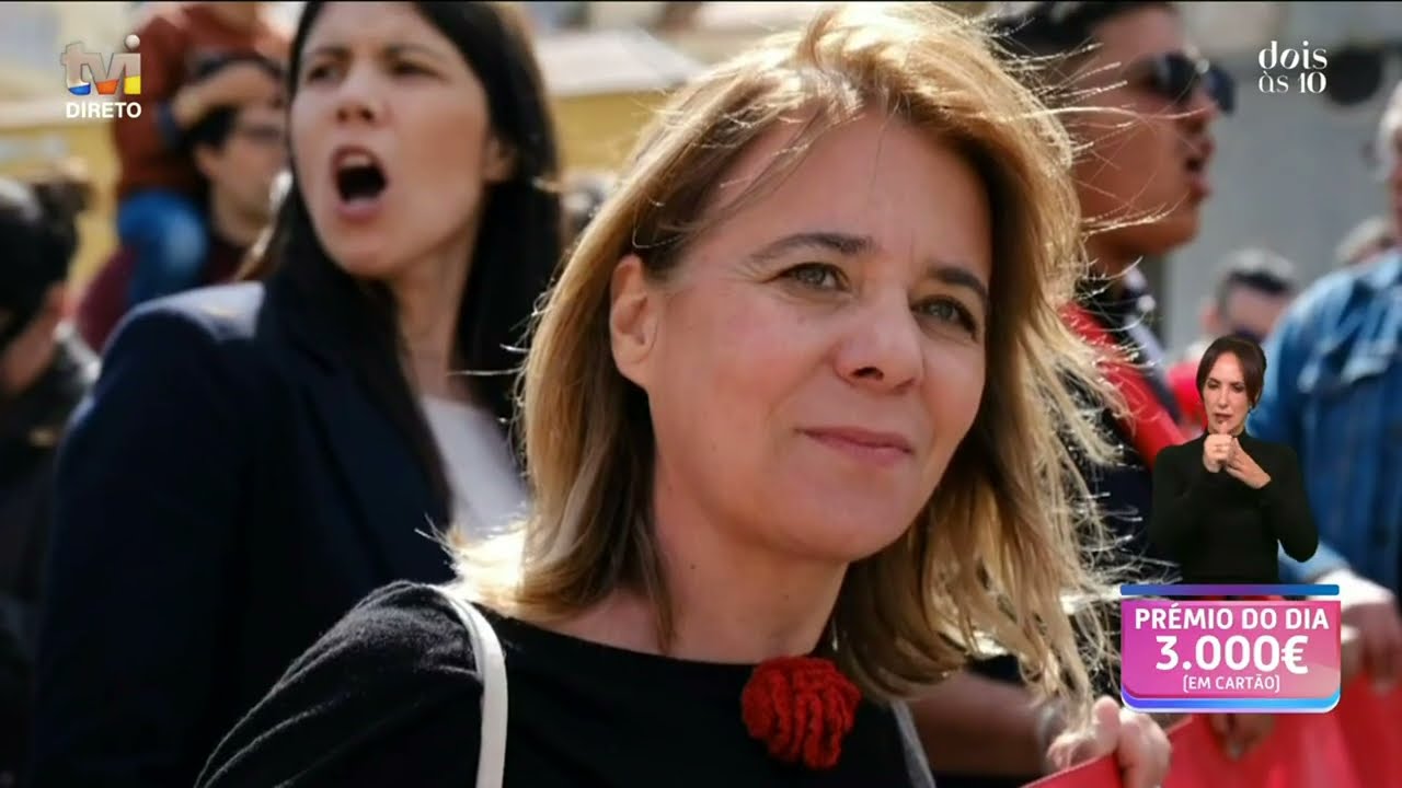 Catarina Martins conversa com Cristina Ferreira e Cl&aacute;udio Ramos