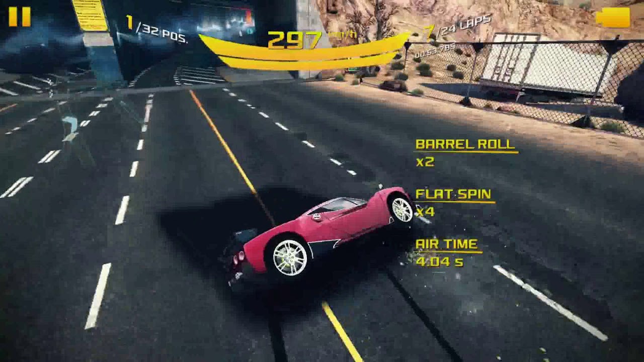 Asphalt 8: Arash AF10 Nevada 32 Racers and 24 Laps [EPIC STUNTS]