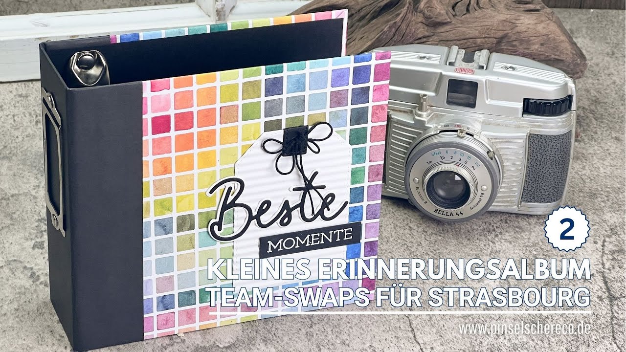 Unsere Team-SWAPs für OnStage Strasbourg | Teil 2 | Fertigstellung des kleinen Erinnerungsalbums
