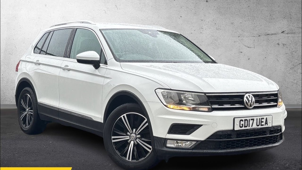 VOLKSWAGEN TIGUAN SUV 2.0 TDI BlueMotion Tech SE Navigation (2017) 41k Miles, 8 Serv's + Belt/Pump