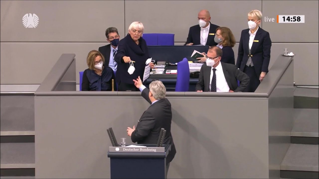 Verstöße gegen Corona-Regeln im Bundestag (Teil 1)