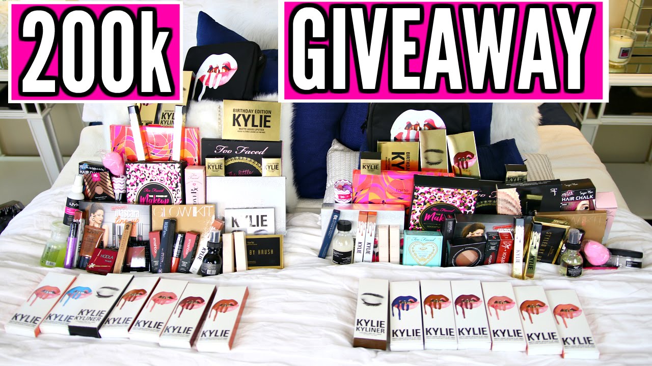 HUGE 200K GIVEAWAY! (CLOSED) | 2 WINNERS | KYLIE BIRTHDAY COLLECTION & MORE!