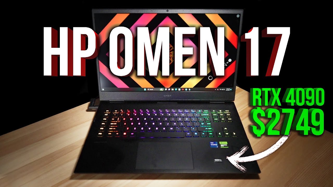 HP Omen 17 Review - RTX 4090 for $2749! Benchmarks, 10+ Games, Undervolt, Overclock, and More!