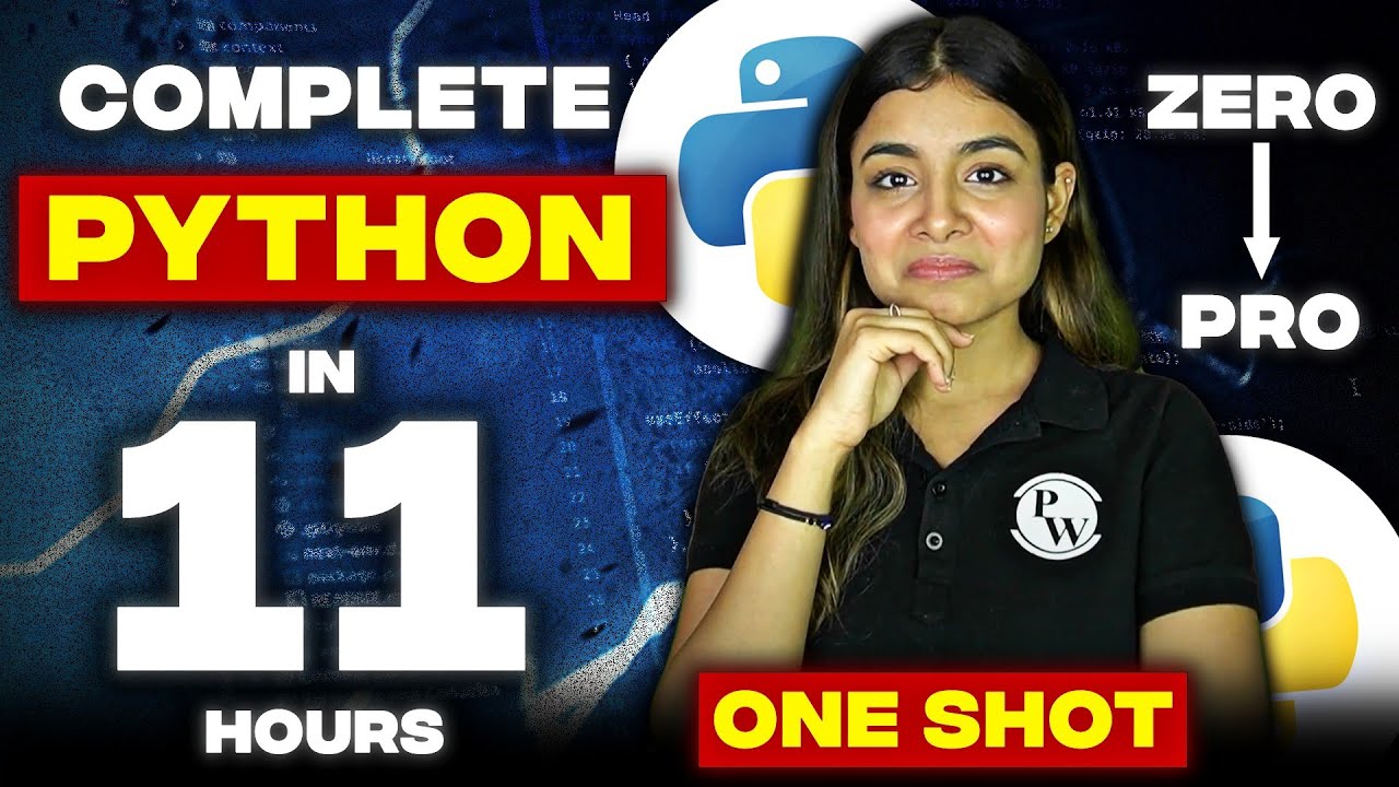 Python Full Course For Beginners [Tutorial] 2023 | Python One Shot | College Wallah