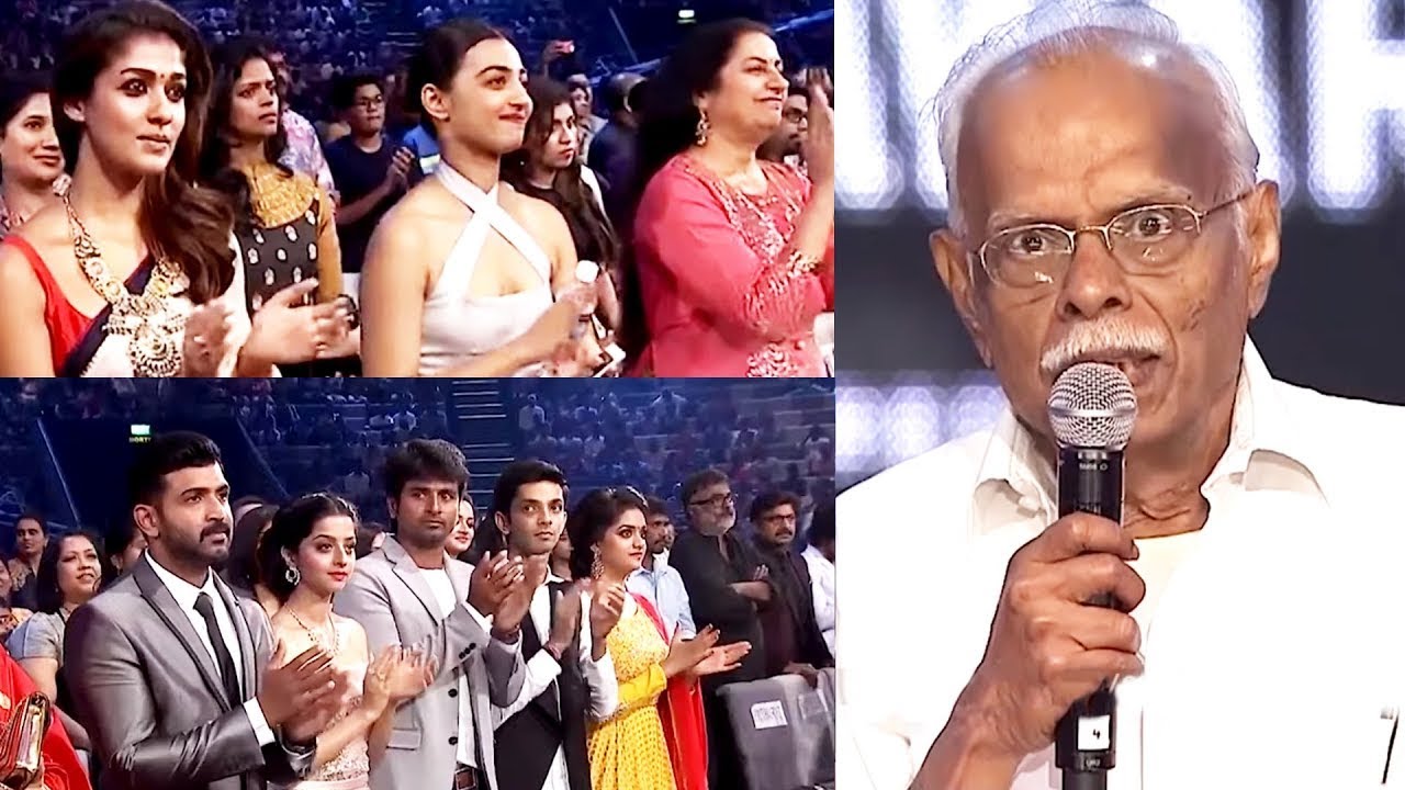 South Celebrities Gives Standing Ovation To Legendary Producer Panchu Arunachalam