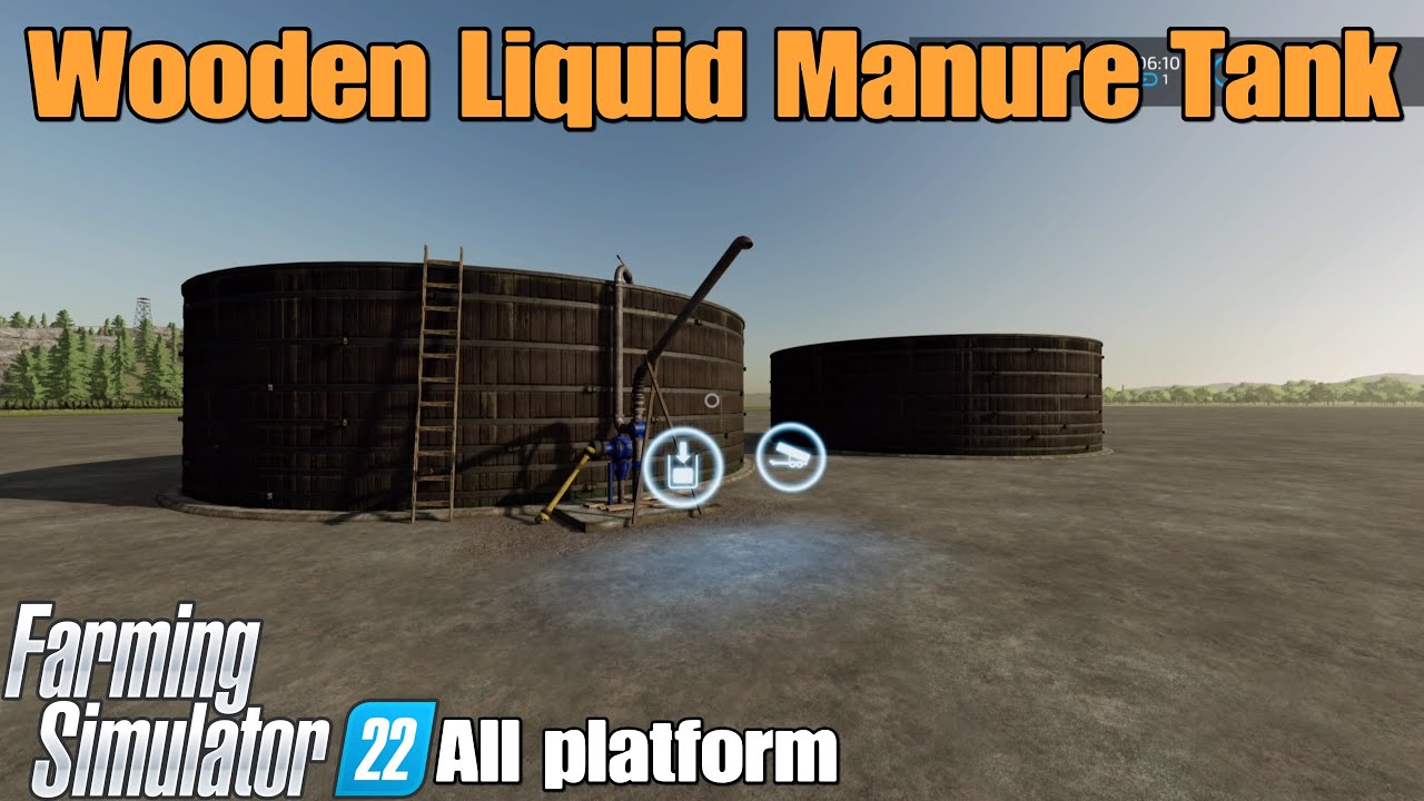 Wooden Liquid Manure Tank