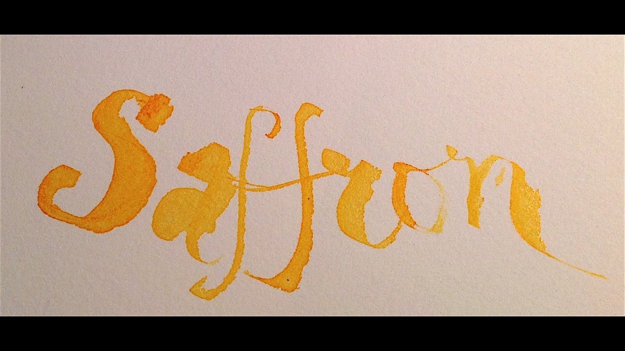 How to Make Saffron Ink With Rose Water