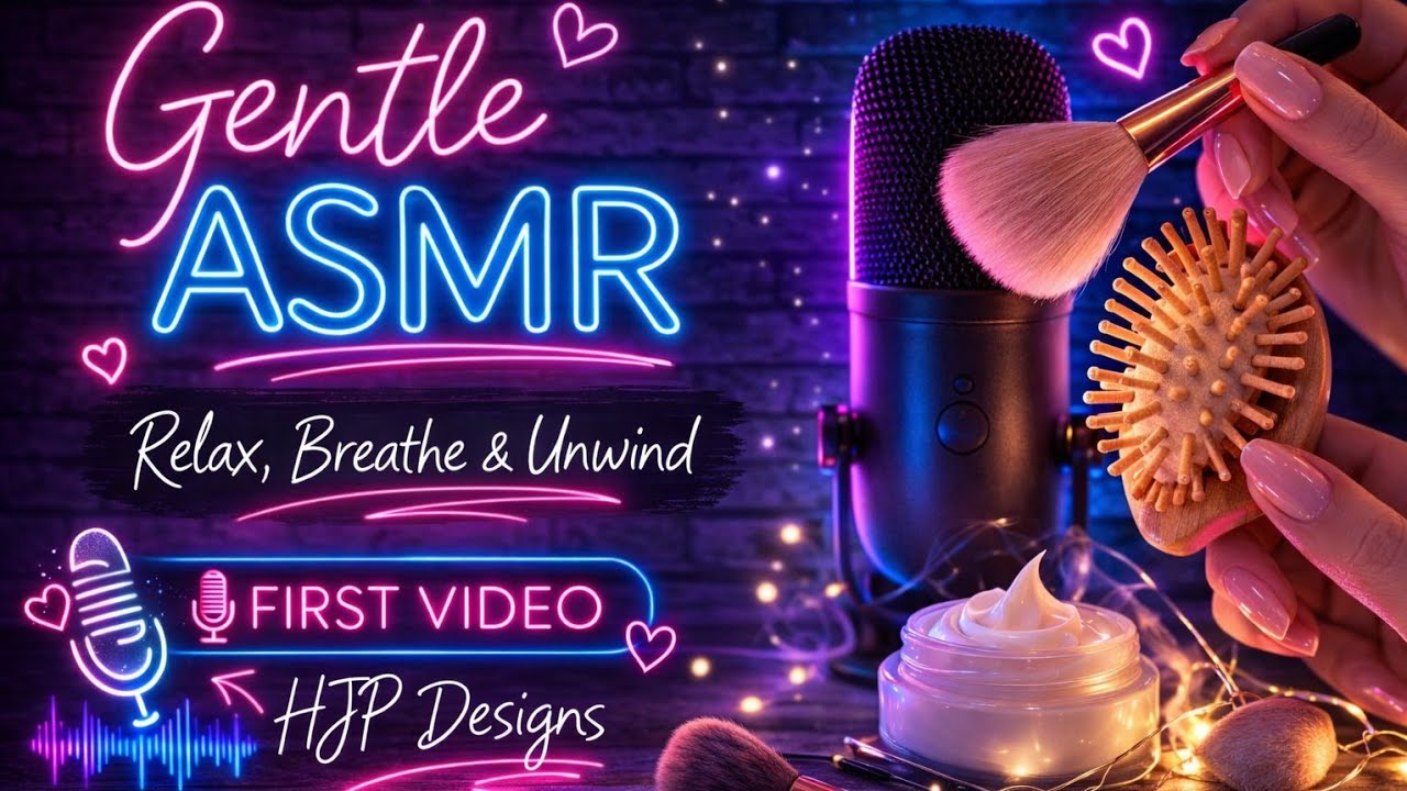 Relax, Breathe & Unwind  Gentle ASMR Tapping & Brushing