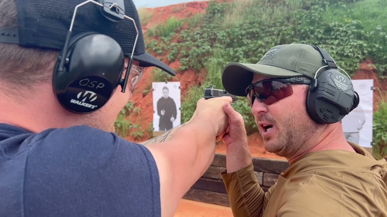 Cadet class 24-02 engage in firearms training