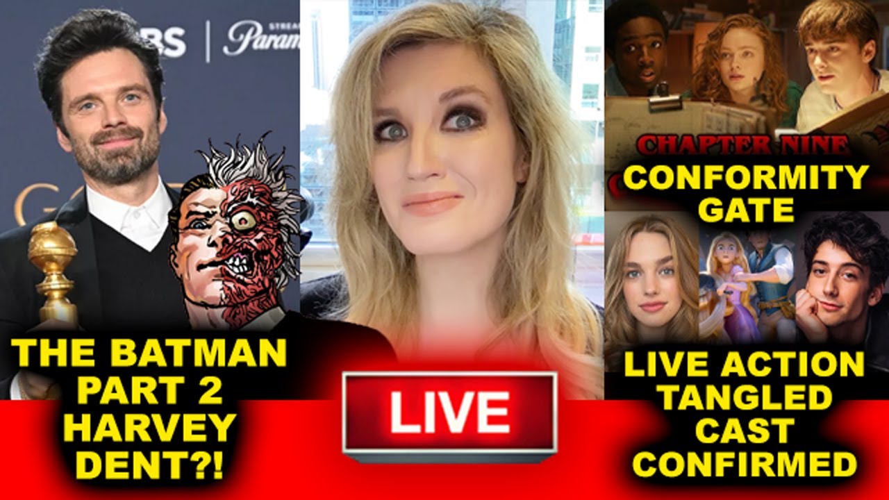 The Batman 2 Sebastian Stan Harvey Dent? Stranger Things 5 Conformity Gate! Tangled Live Action Cast