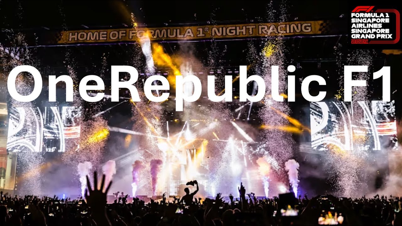 Singapore Grand Prix Formula 1 Live Concert OneRepublic at Padang Stage