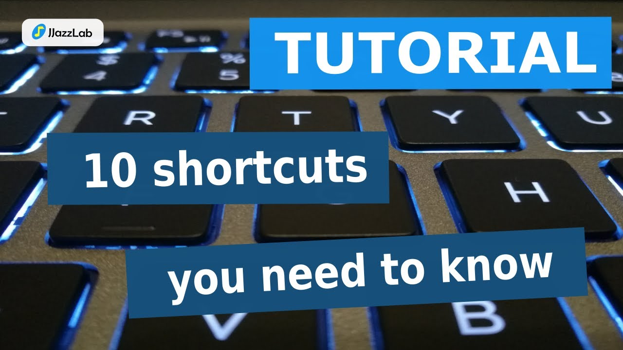 JJazzLab: 10 keyboard shortcuts you should know