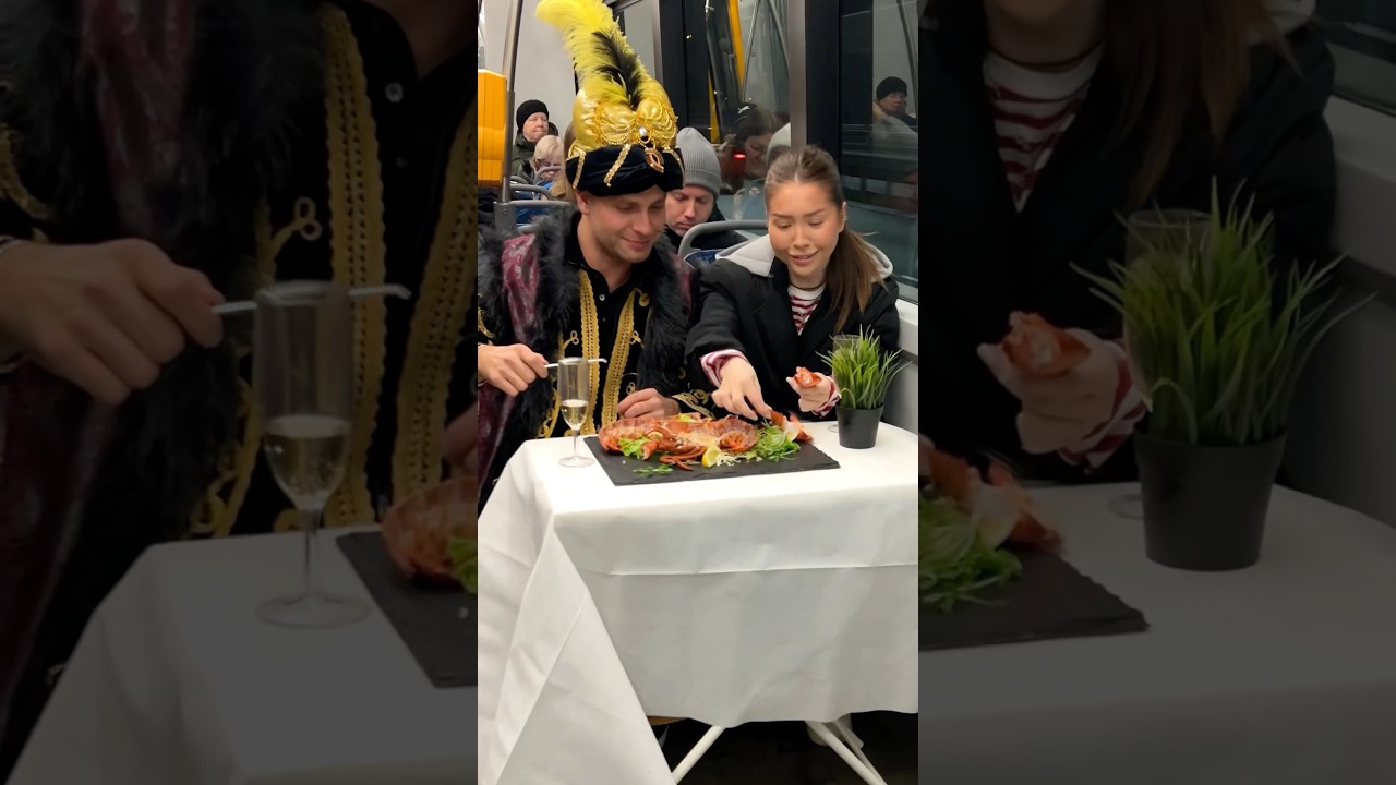 We had lobster for dinner today🤩🦞 #TravelingTable