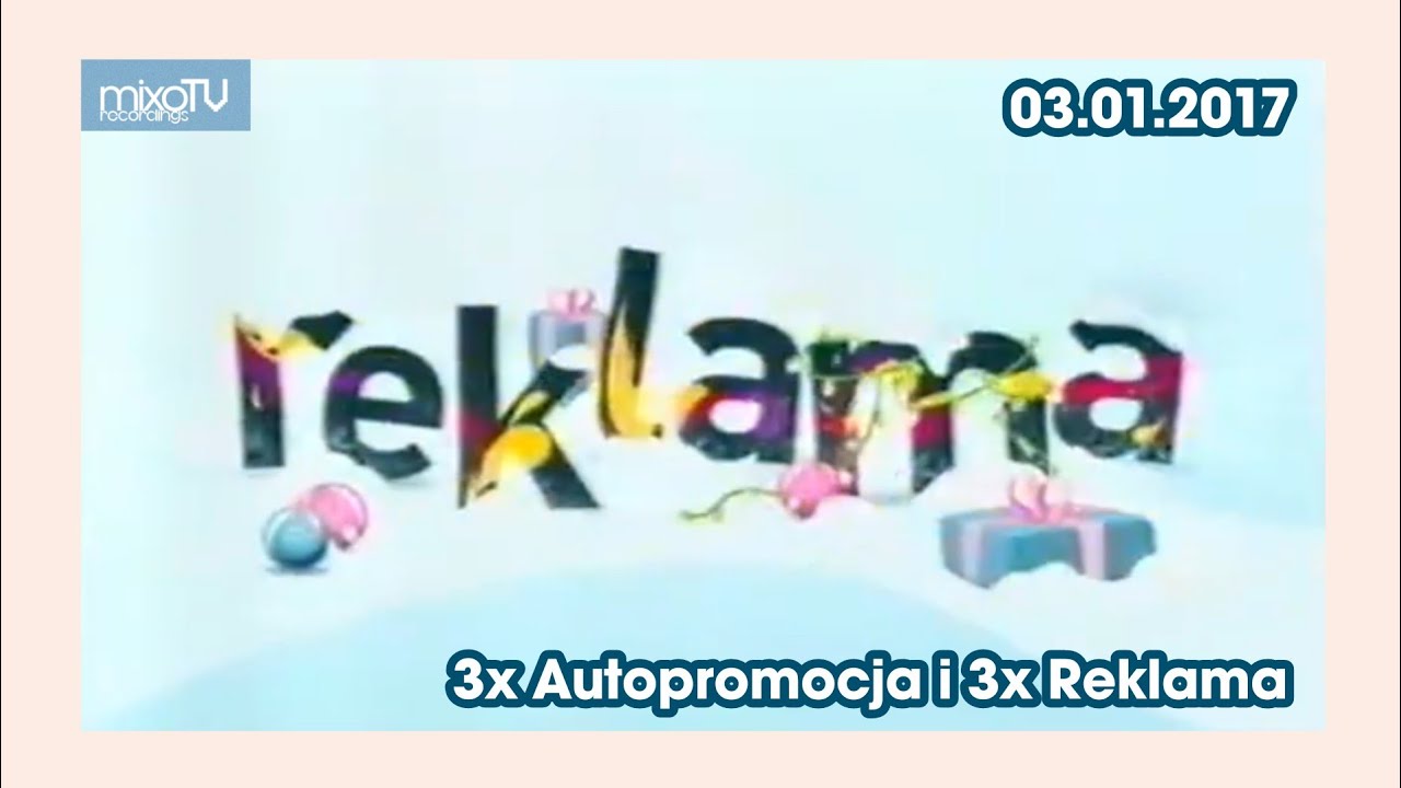 teleTOON+ | 3x Autopromocja i 3x Reklama (03.01.2017)