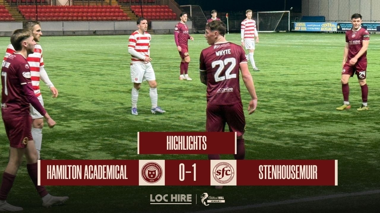 WarriorsTV || Highlights || Hamilton 0-1 Stenhousemuir || League One || 3/03/26