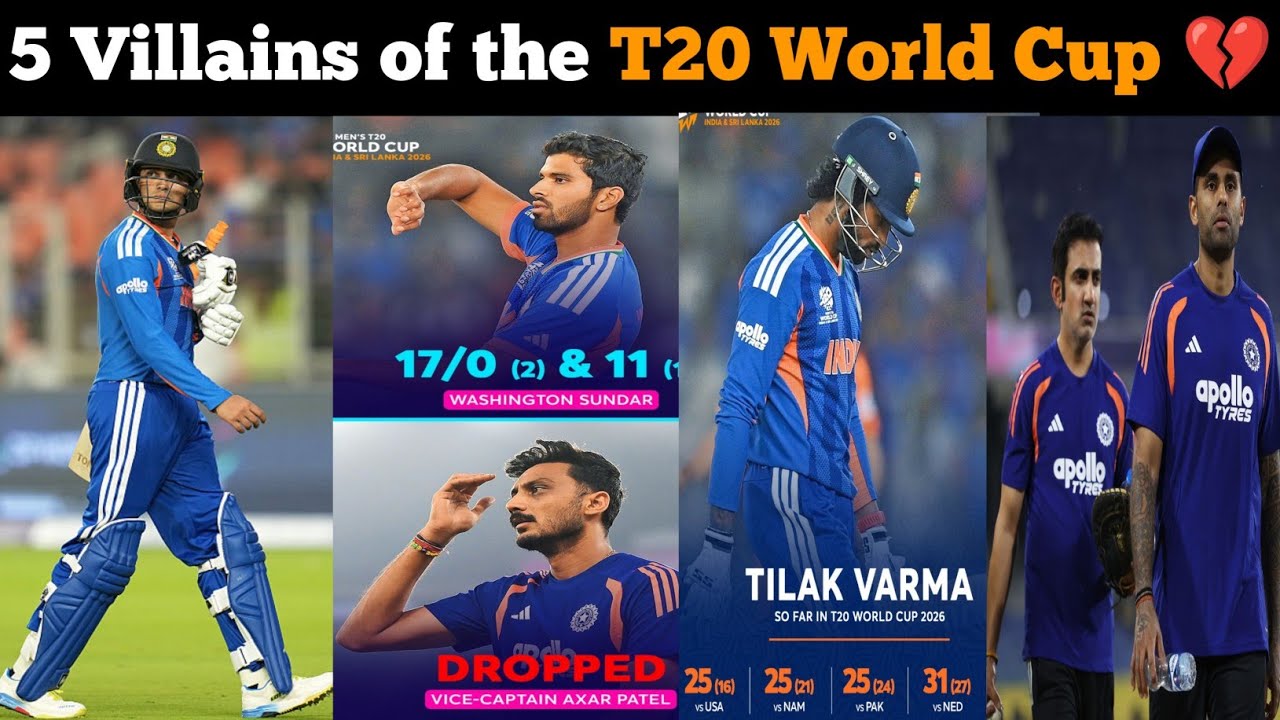 India vs South Africa: India Ki Haar Ke 5 Sabse Bade Villain | T20 World Cup 💔