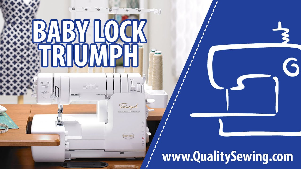 Baby Lock Triumph Serger Demo & Features