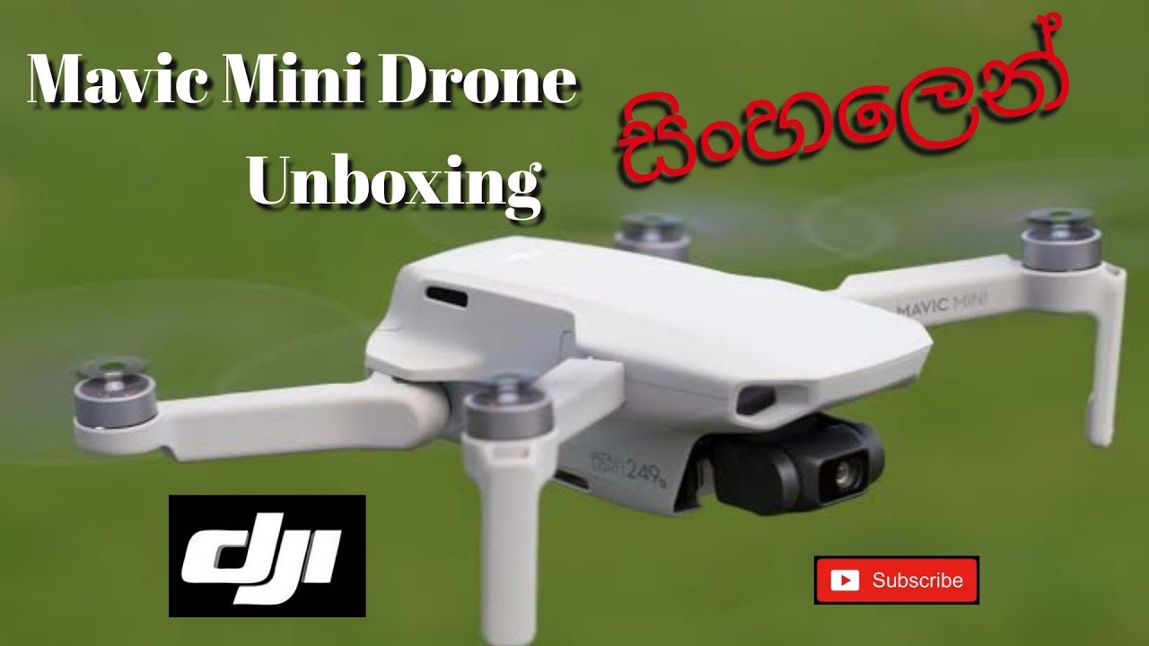 Mavic Mini Drone Unboxing in Sinhala - Tech 01