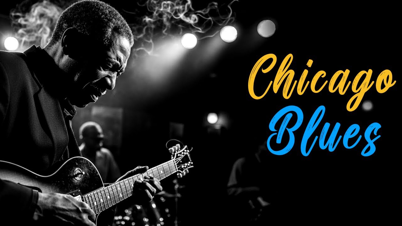 Late Evening Calm 🌌 Chicago Blues for Relaxing Quiet Hours | Midnight Blues Voice