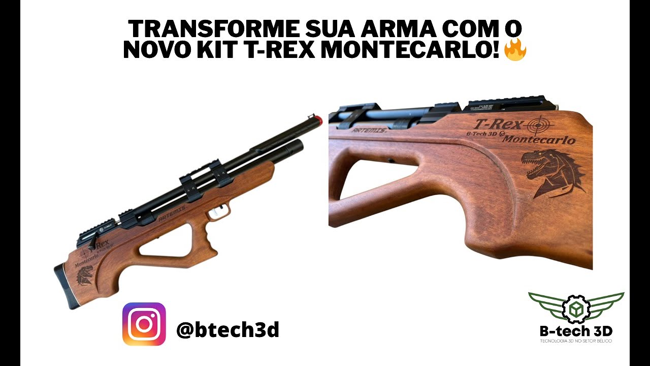 🎯Conheça o Novo Kit de Conversão T-Rex Montecarlo 🔥