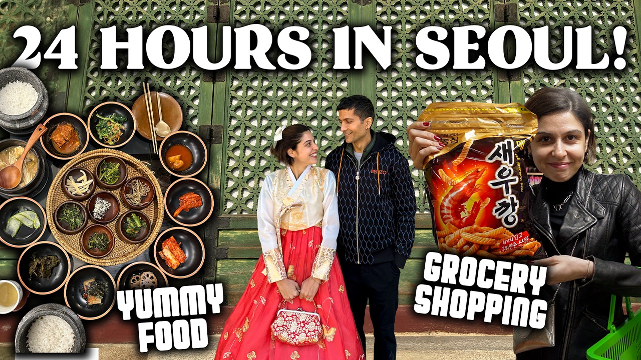 Last 24 Hours In Seoul ! Wearing A Hanbok, Buying Korean Snacks, Best Meal & Lots More!