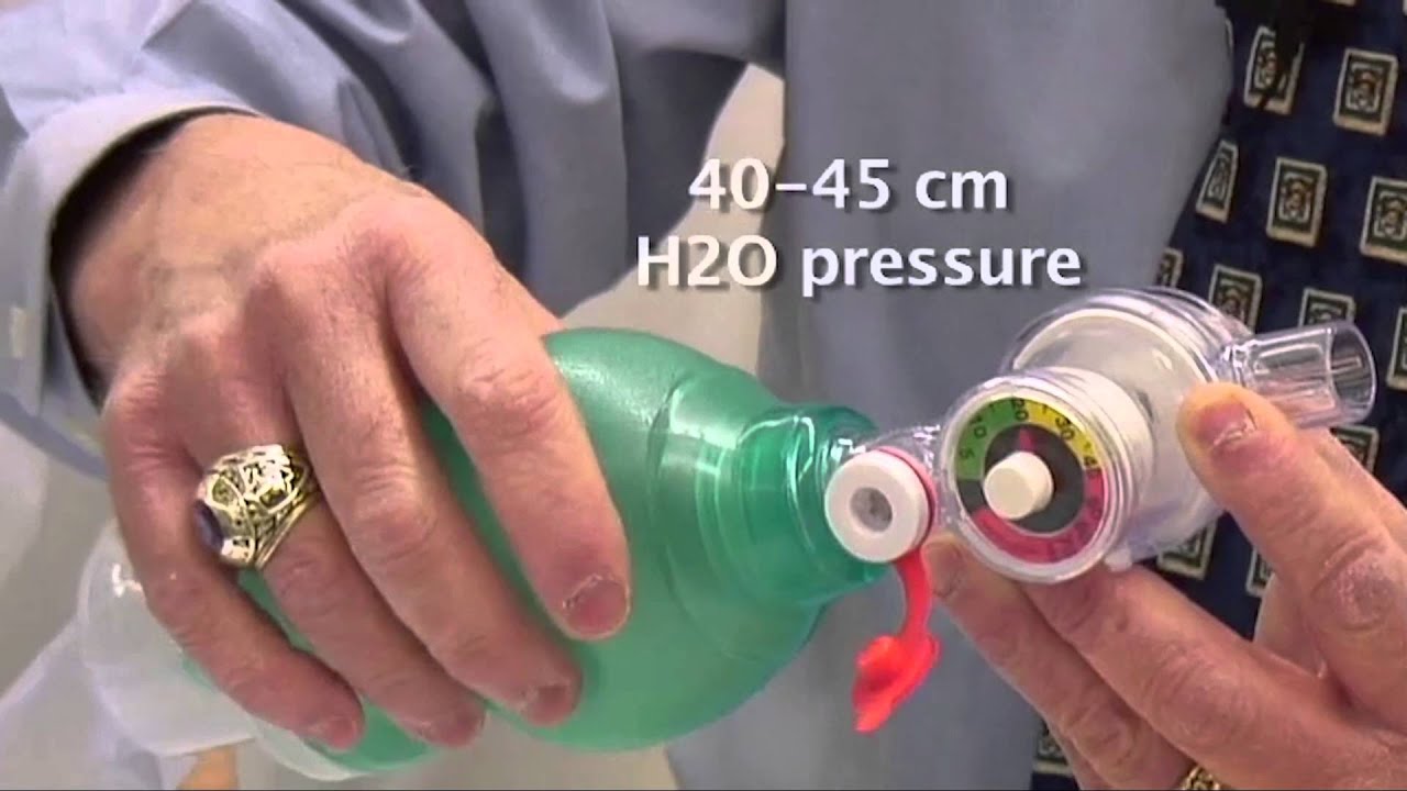 Non-Rebreather Mask and Manual Ventilation Bag by R. Pascucci | OPENPediatrics