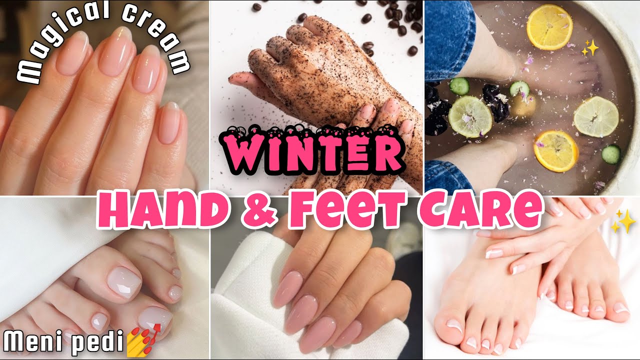 Winter Hand & Feet Care Routine | DIY Pedi, Scrub & Magical Hand Cream ✨