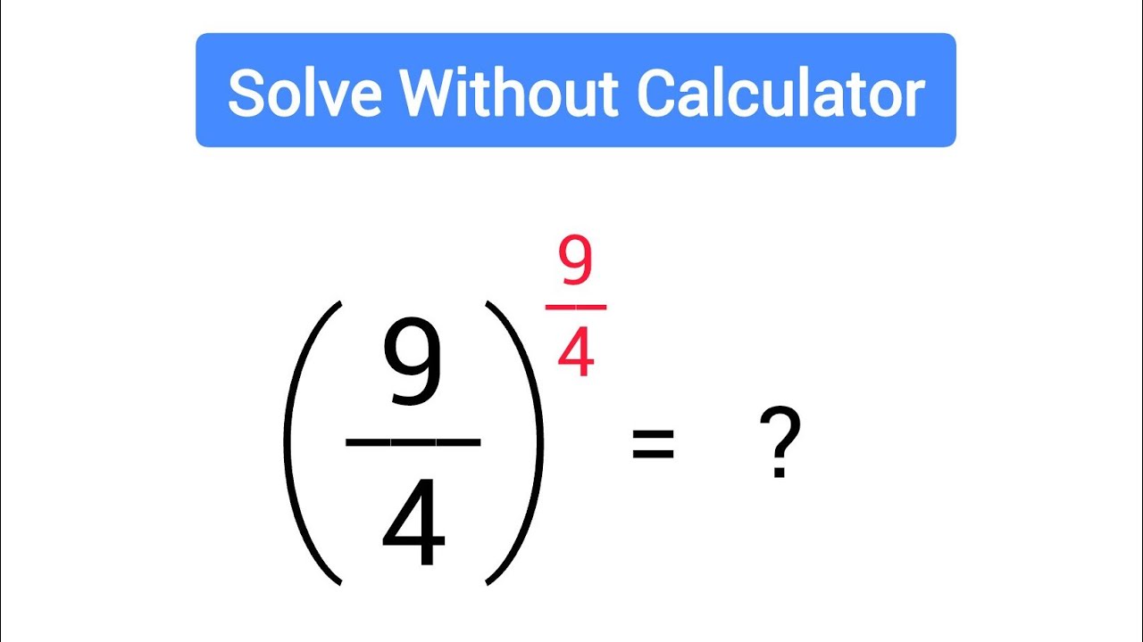 A Very Nice Exponential Maths Question | Maths Olympiad Question 