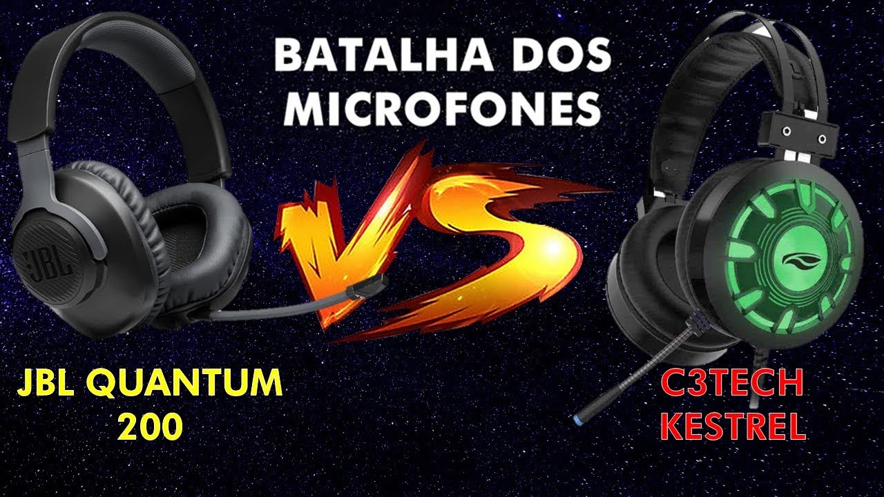 BATALHA DOS MICS: JBL QUANTUM 200 x KESTREL