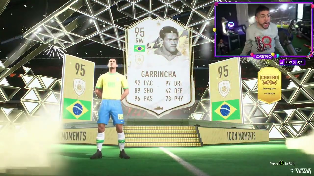 castro packs brazil prime moments icon on rtg