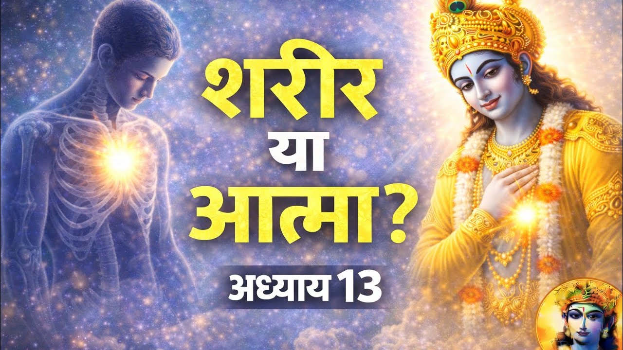 गीता अध्याय 13 | क्षेत्र क्षेत्रज्ञ योग | शरीर और आत्मा का रहस्य