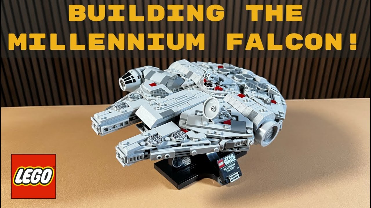 LEGO Millennium Falcon! UNBOXING & SPEED BUILD