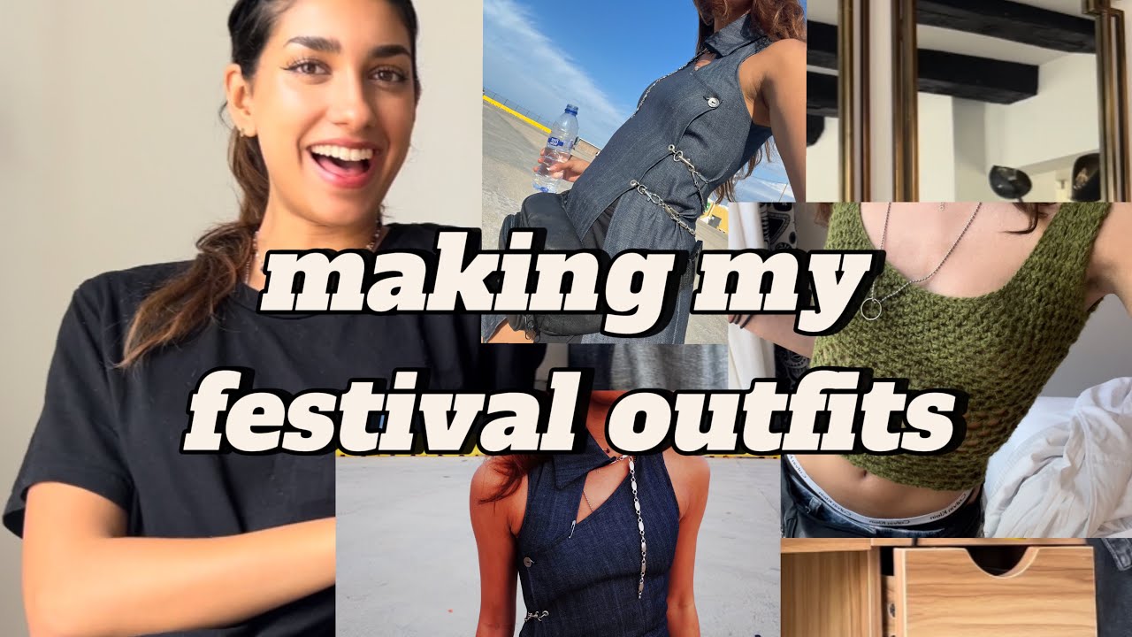 making my festival outfits!!! (Primavers Sound 24)