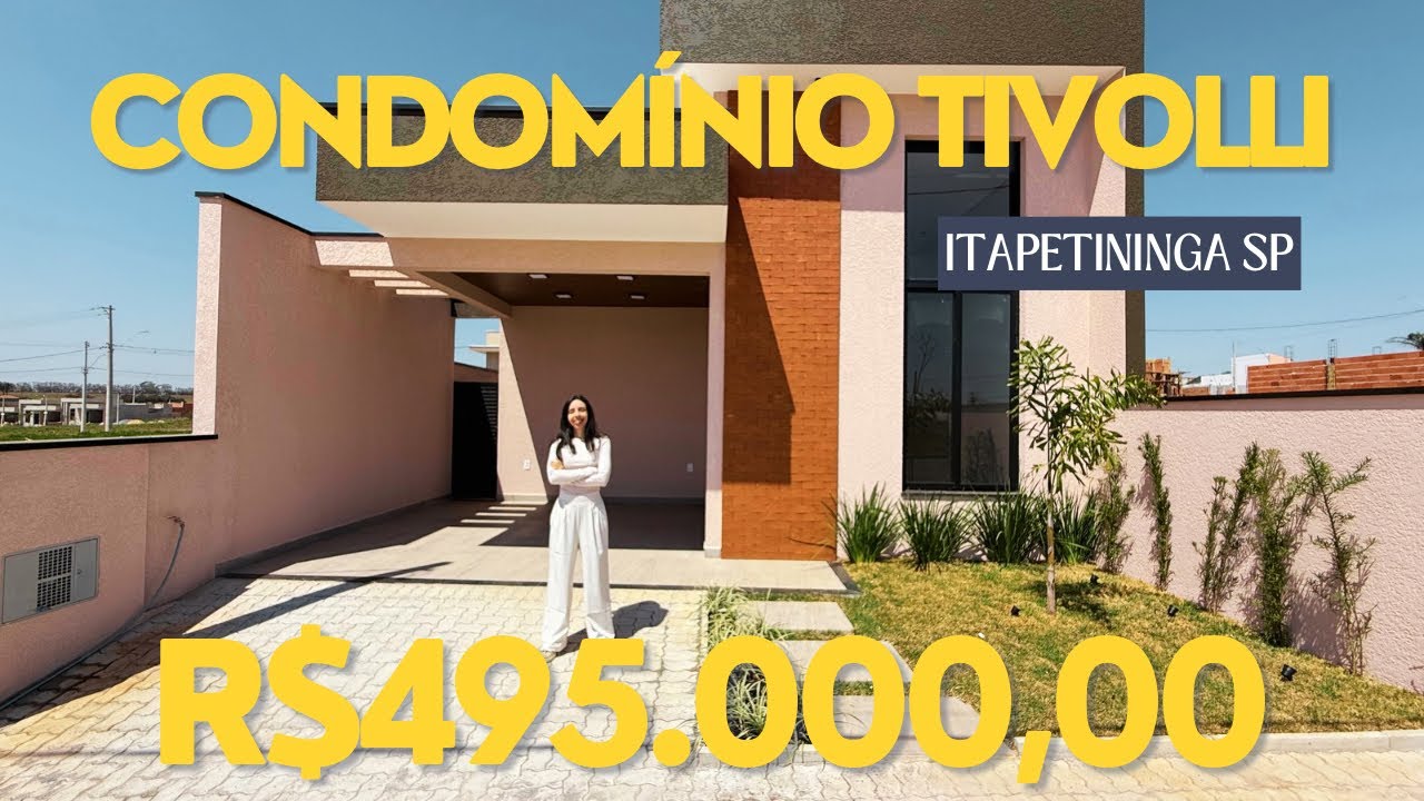 CASA EM CONDOMÍNIO FECHADO - ITAPETININGA SP