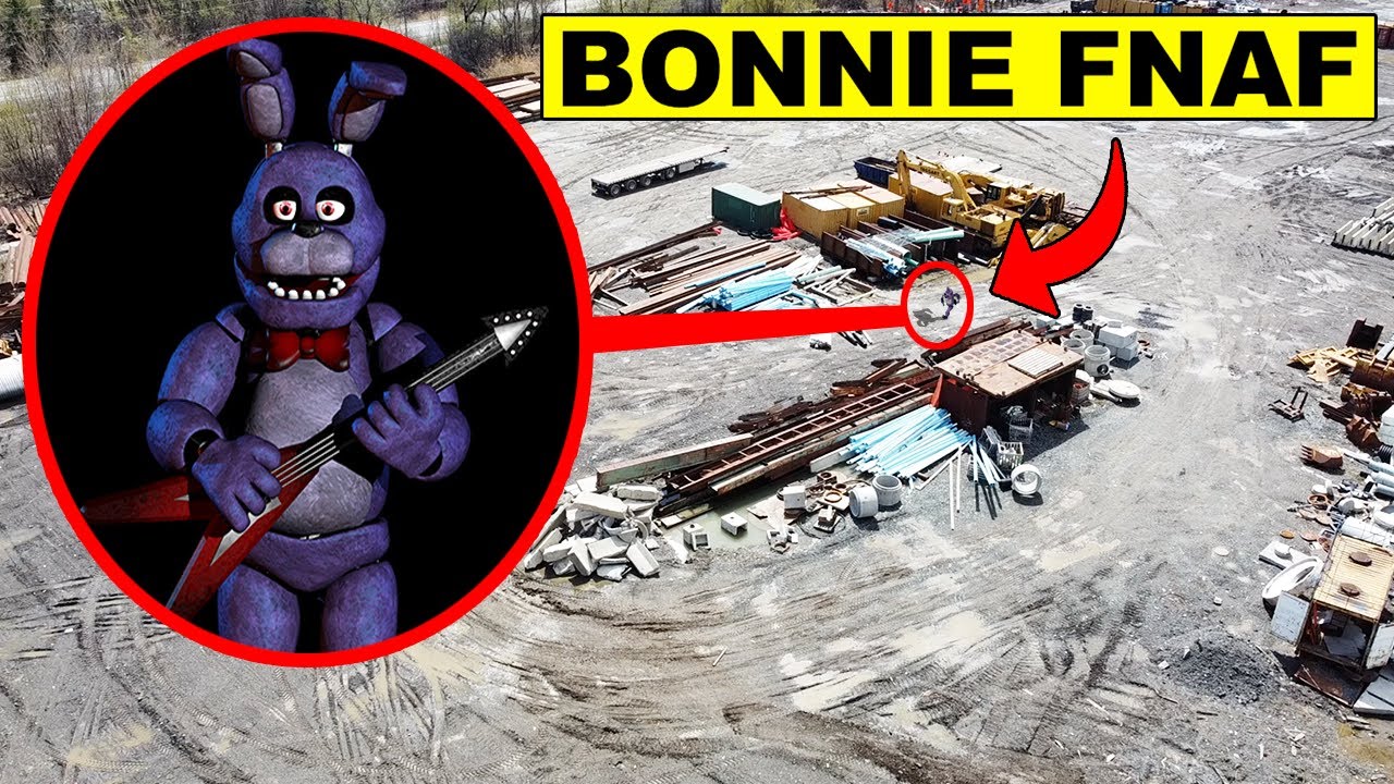 ДРОН ПОПАДАЛ В АНИМАТРОНИКА БОННИ ИЗ FNAF НА ЗАБРОШЕННОЙ СВАЛКЕ! | FIVE NIGHTS AT FREDDY'S РЕАЛЬНЫ?!