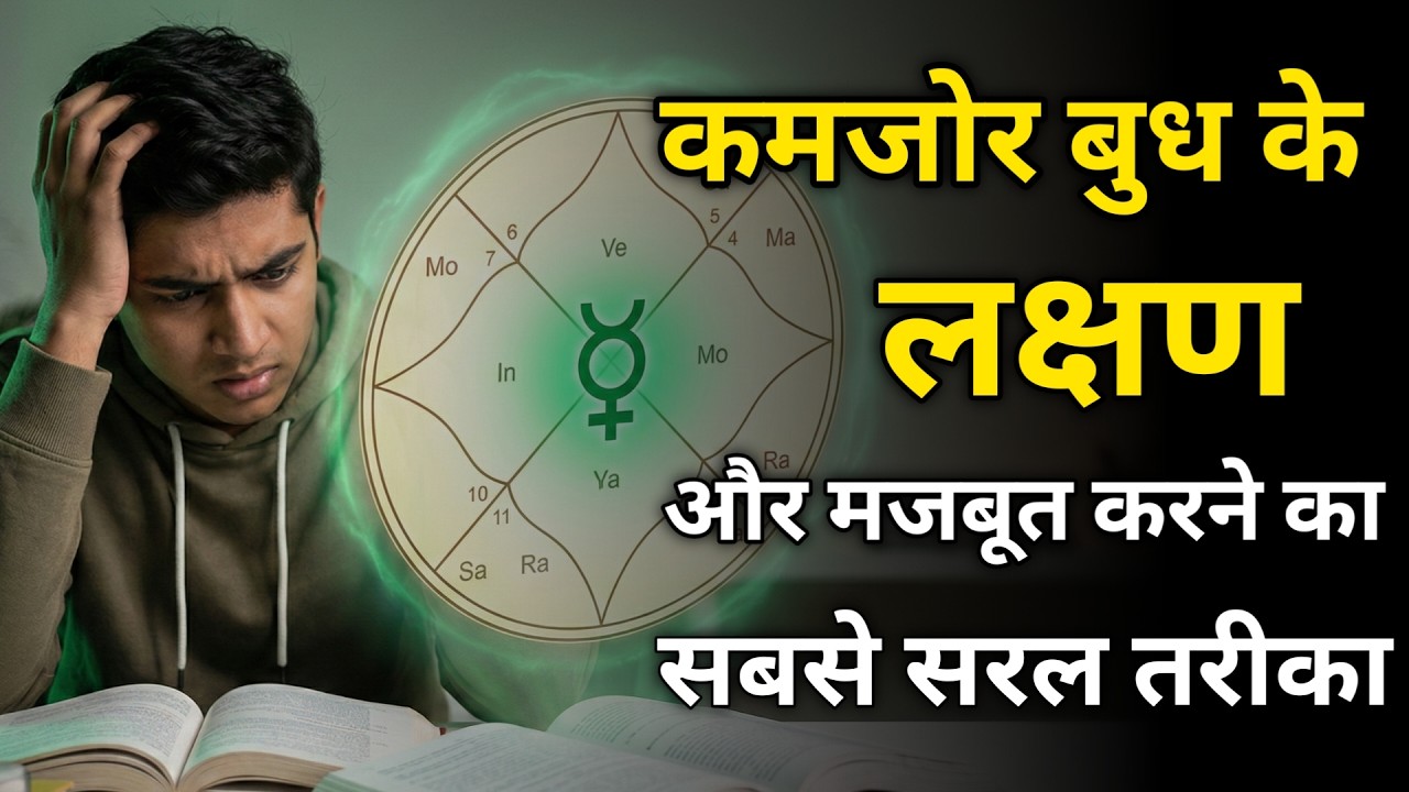 कमजोर बुध के लक्षण और ठीक करने का तरीका | Budh Grah Ke Upay | #astrology #Budhgrah