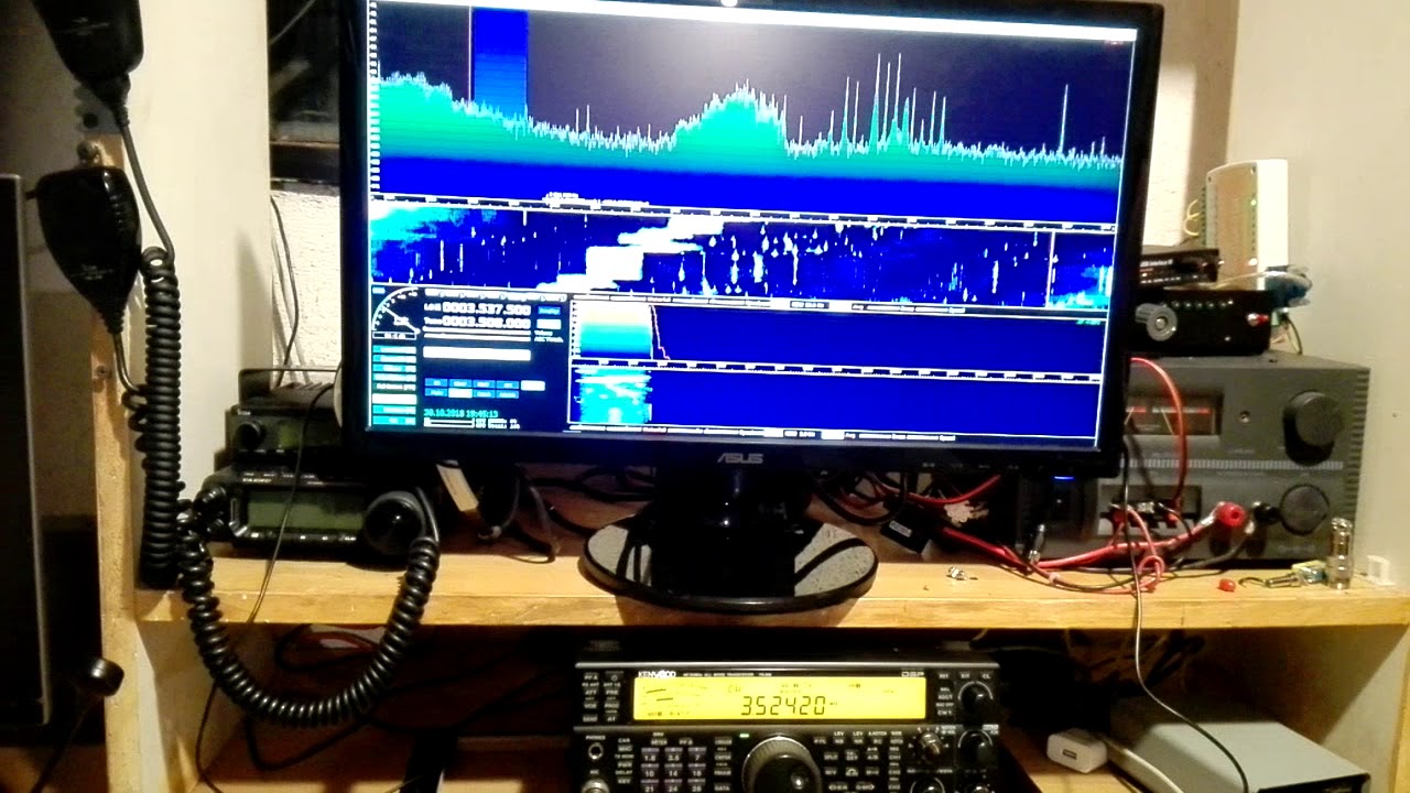 Dxpatrol SDR receiver test with VFO chain to TS590s