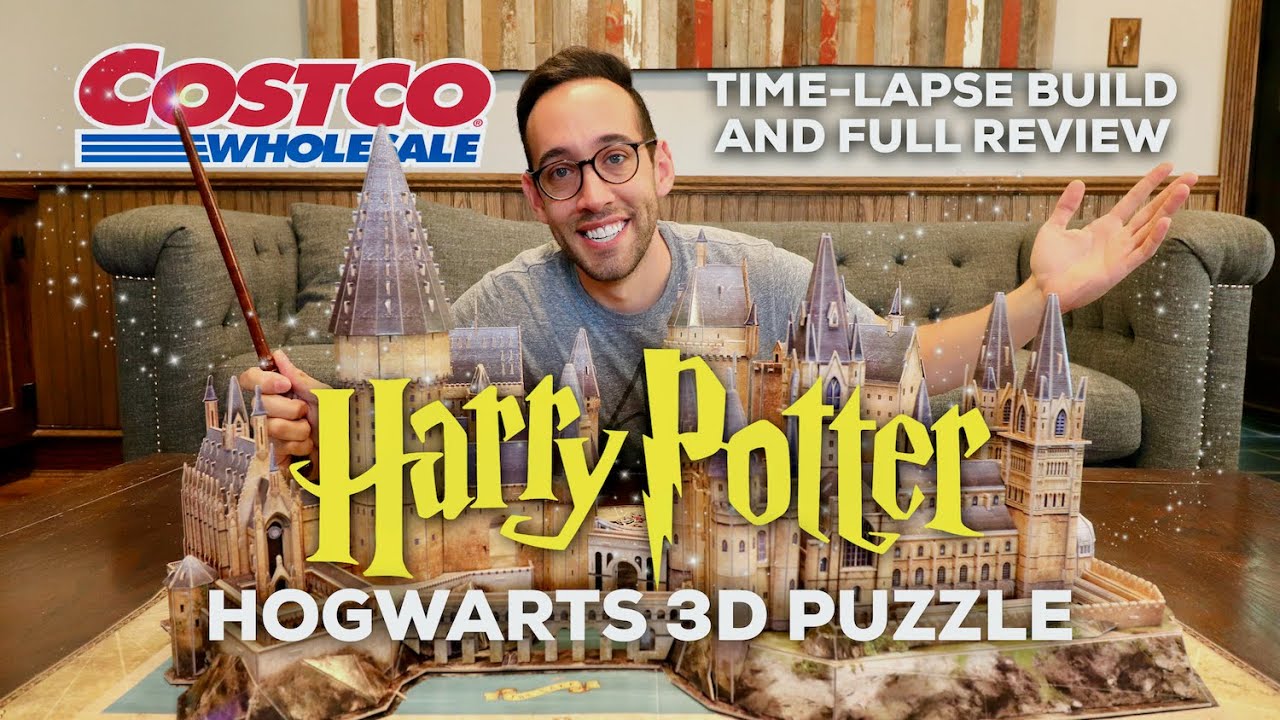 Building the Hogwarts Castle 3D Puzzle | Harry Potter at Costco