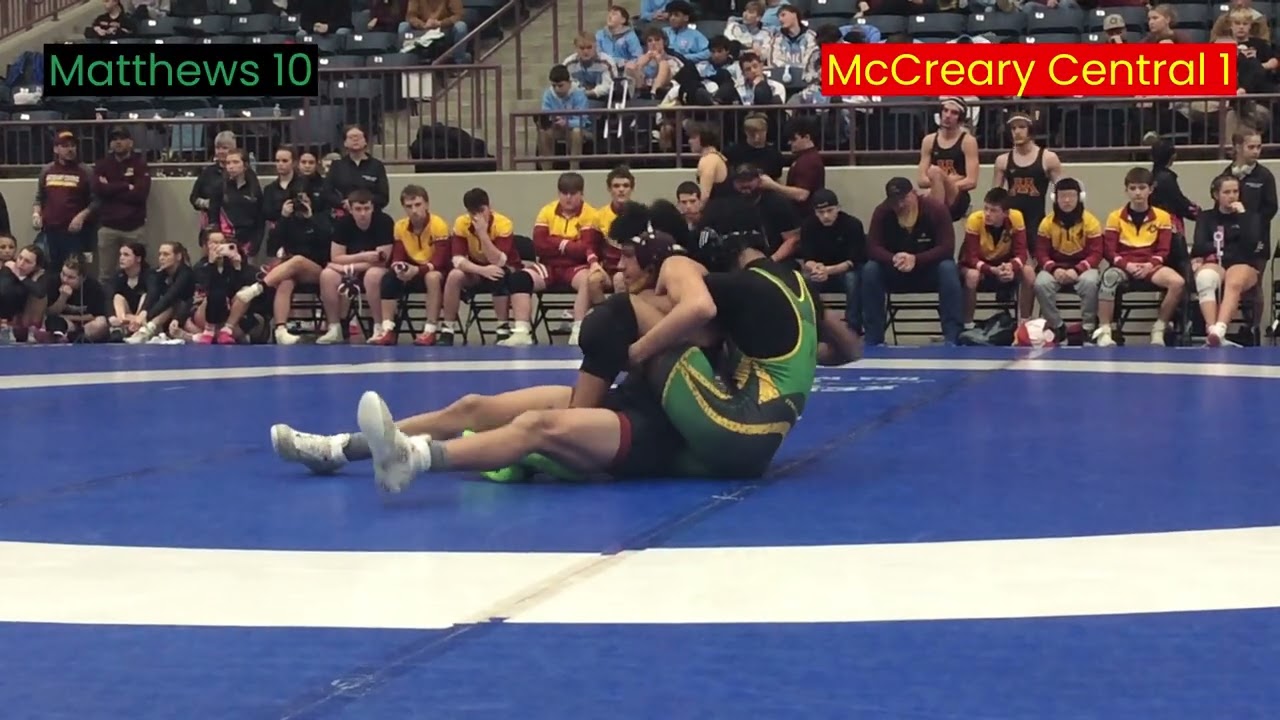 Zashawn Matthews vs McCreary Central (2/7/2026 Team State Duals)