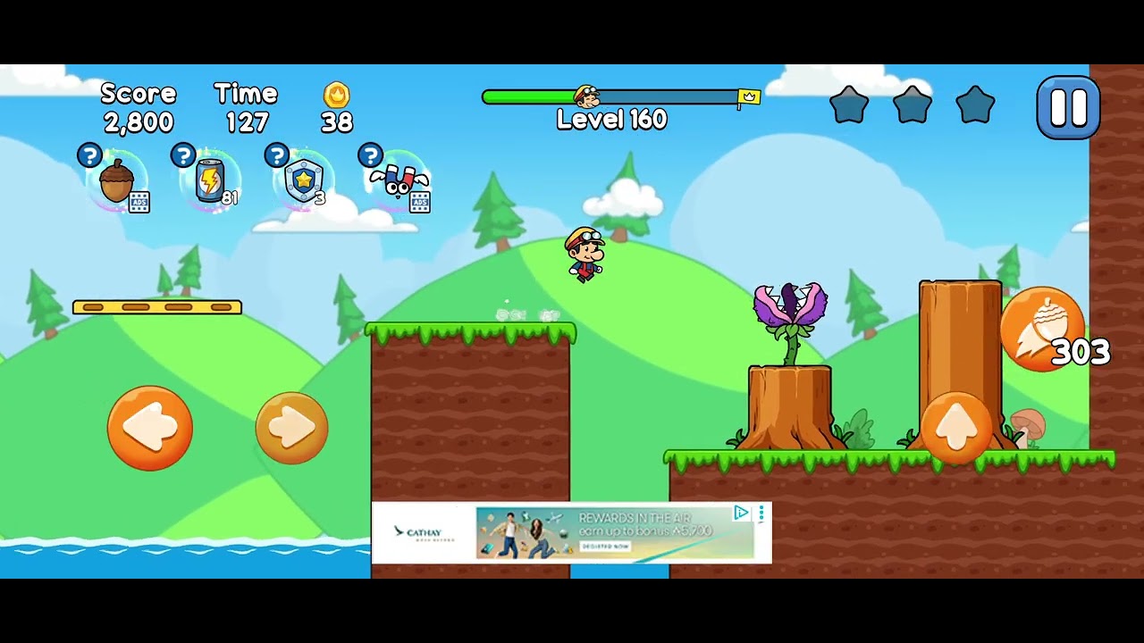 Leo's adventure jungle escape -Level 160-Game video #3dgamedevelopment #gameprogramming 